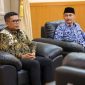 Gubernur Banten Andra Soni menerima kunjungan jajaran Rektorat Institut Teknologi Indonesia (ITI) di Gedung Negara Provinsi Banten. (Biro Adminprov Banten). 