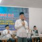 Wakil Gubernur Banten A. Dimyati Natakusumah memberikan sambutan dalam acara pelepasan Jamaah Haji Kloter 52 Kabupaten Lebak. (Dok. Biro Adminpro Banten). 