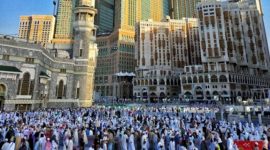 Foto ilustrasi jemaah haji di Makkah – distribusi kartu Nusuk telah mencapai 95 persen. (Unsplash/Haidan)
