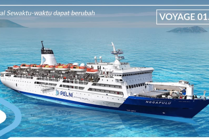 KM Nggapulu melayani rute Jakarta-Baubau periode Mei hingga Juni 2025 (Foto: Dok. Pelni)