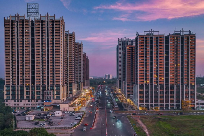 Proyek Apartemen Meikarta yang berlokasi di Cikarang, Jawa Barat. Seorang konsumen bernama Rini menyampaikan ia telah membeli sebuah unit apartemen seluas 54 meter persegi dengan harga kurang lebih Rp 500 juta. (Dok. Meikarta)