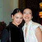 Potret Luna Maya (kiri) dan Raline Shah (kanan) saat serah terima jabatan ketua jomblo. (Instagram/lunamaya)