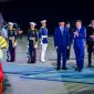 Potret Presiden Prancis Emmanuel Macron bersama Brigitte Macron saat tiba di Jakarta pada Selasa, 27 Mei 2025. (BPMI Setpres)