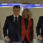 Tangkapan Layar video yang beredar terkait dugaan Presiden Prancis Emmanuel Macron bertengkar dengan istrinya, Brigitte. (X.com/@ylmz_srcmlk)