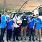 Foto : KNPI Kecamatan Mauk bersama petugas UPTD. Samsat Balaraja (Dok. Istimewa) 