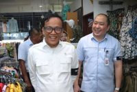 Momen pertemuan Wamenaker Immanuel Ebenezer (kiri) dengan Iwan Kurniawan Lukminto, Komisaris Utama PT Sritex (kanan) untuk mediasi saat Desember 2024. (Instagram/sritexindonesia)