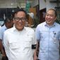 Momen pertemuan Wamenaker Immanuel Ebenezer (kiri) dengan Iwan Kurniawan Lukminto, Komisaris Utama PT Sritex (kanan) untuk mediasi saat Desember 2024. (Instagram/sritexindonesia)