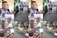 Kepala Desa Banyu Asih bersama warga setempat menyampaikan rasa syukur dan harapan atas pembangunan jalan yang kini telah dirasakan manfaatnya. (Dok. Ahmad/Metrosiar) 