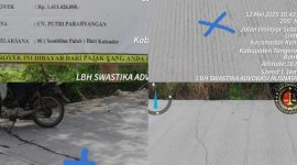 LBH Swastika mendesak Inspektorat Kabupaten Tangerang untuk segera melakukan audit teknis terhadap pelaksanaan proyek. (Dok. Jay) 