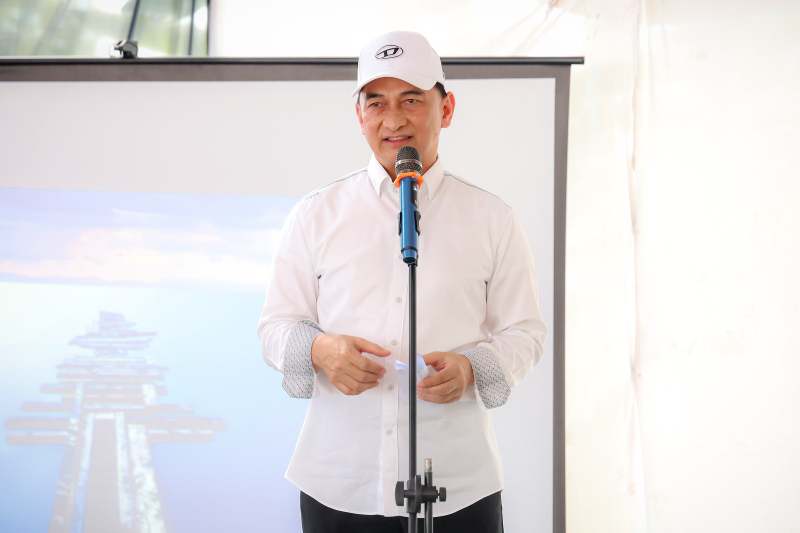 Wakil Gubernur Banten A. Dimyati Natakusumah saat memberikan sambutan dalam acara Sosialisasi Pencegahan, Pemberantasan, Penyalahgunaan dan Peredaran Gelap Narkotika. (Dok. Biro Adpimpro Banten). 