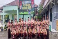 Potret: Kontingen Kecamatan Kemiri yang akan mengikuti Perkemahan Wirakarya Cabang (PWC) III Tangerang. (Dok. Tangkapan layar Tramtibum Kemiri) 