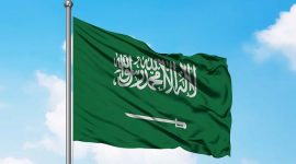 Potret Bendera Arab Saudi. (Istimewa)