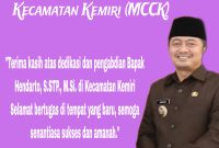 Camat Kemiri Hendarto Pindah Tugas, Warga Kenang Dedikasi dan Kepemimpinannya. (Istimewa)