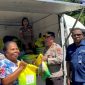 Gerakan Pangan Murah di Pasar Oka, Larantuka, sukses jual dua ton beras murah hanya dalam dua jam. Warga senang, harga terjangkau! (DOK. TribratanewsNTT)