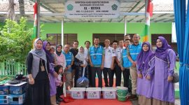 UBP Lontar merenovasi Sekolah MI Al-Husna yang berlokasi di Desa Lontar, Kecamatan Kemiri, Kabupaten Tangerang. (Dok. Humas PLTU)