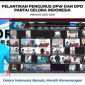 Pelantikan Pengurus DPW dan DPD Partai Gelora Indonesia secara hybrid Periode 2024-2029 (Dok. Metrosiar)