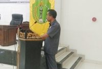 Juru Bicara Fraksi PDIP, Leonardus Talo. (Foto: Elfrat Dhena)