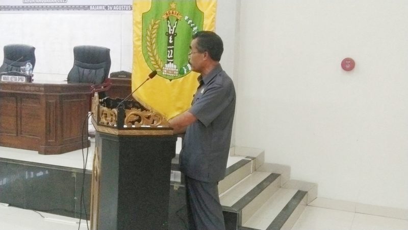Juru Bicara Fraksi PDIP, Leonardus Talo. (Foto: Elfrat Dhena)