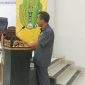 Juru Bicara Fraksi PDIP, Leonardus Talo. (Foto: Elfrat Dhena)