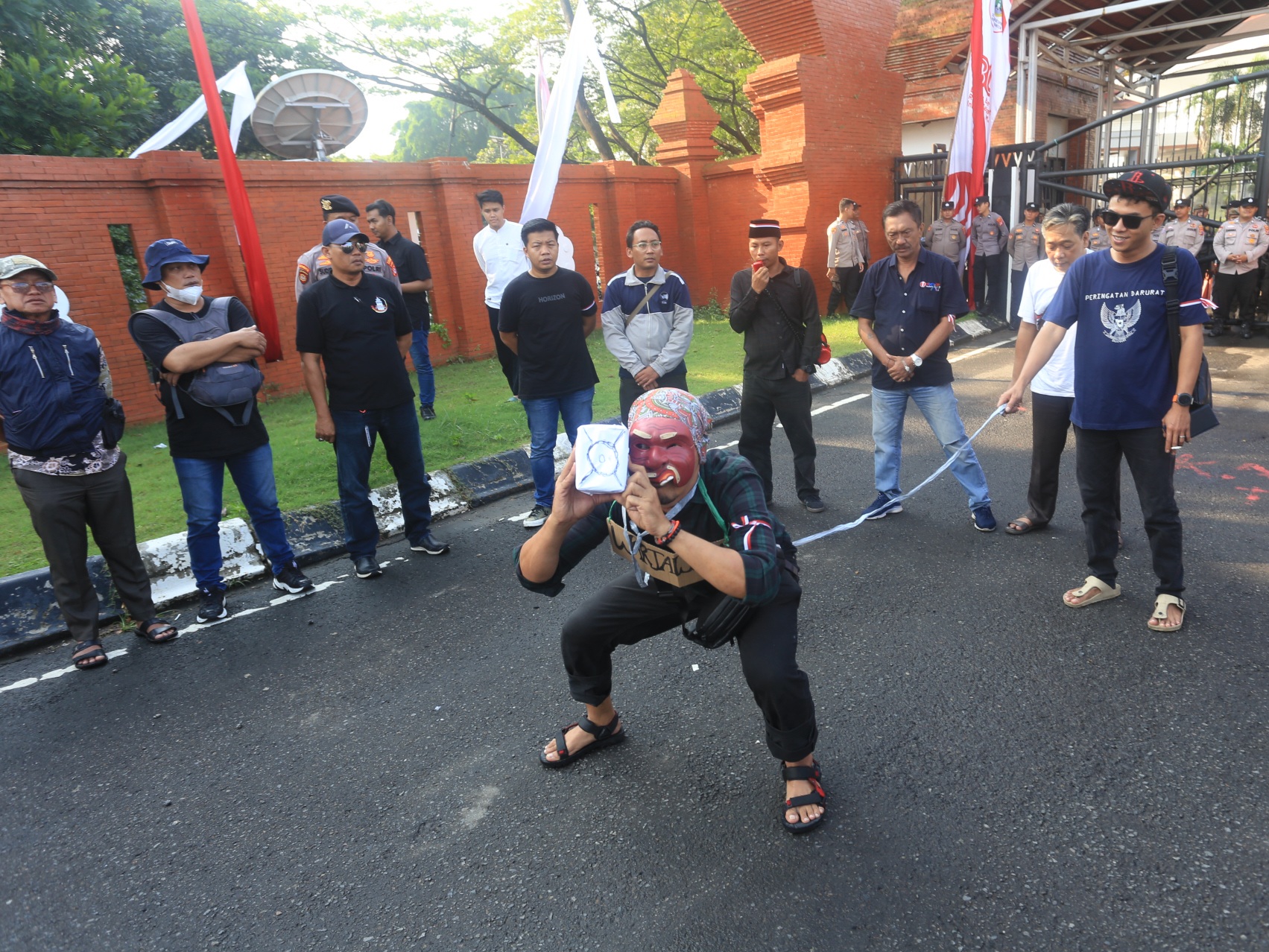 Aksi Teatrikal Wartawan di Demonstrasi (22/08/2025) dok Istimewa