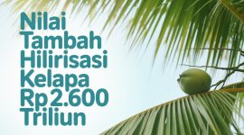 Foto Ilustrasi - Mentan Andi Amran Sulaiman sebut hilirisasi kelapa mampu hasilkan Rp2.600 triliun dan ajak UMKM patungan bangun pabrik murah. (AI Generated/Metrosiar)