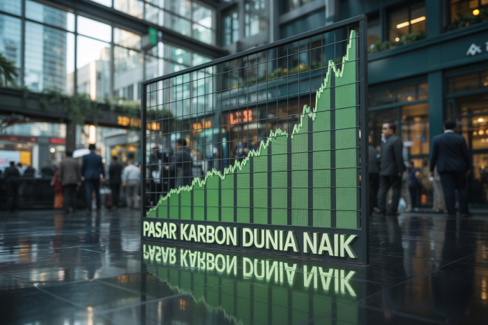 Foto Ilustrasi - Pasar karbon global pulih Juli 2025, penerbitan naik 64%. AS dan Brasil dominasi, sementara India jadi pasar terpopuler. (AI Generated/Metrosiar)
