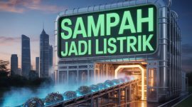 Perusahaan China investasi Rp 500 miliar untuk pabrik pengolahan sampah jadi listrik di Pangkalpinang, target beroperasi setahun. (Ilustrasi/AI Generated)