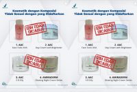 4 skincare milik Doktif dicabut izin edar oleh BPOM. (Foto: Dok. BPOM)
