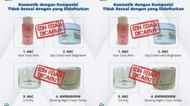 4 skincare milik Doktif dicabut izin edar oleh BPOM. (Foto: Dok. BPOM)