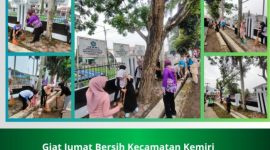 Pemerintah Kecamatan Kemiri gelar Jumat Bersih, wujud komitmen jaga kebersihan lingkungan dan tingkatkan kualitas pelayanan publik. (DOK. Humas Kecamatan Kemiri)