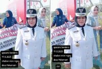 Kepala Desa Mekarsari, Fadlah, S.E. (Asmara'65/Metrosiar)