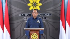 Istana tanggapi demo 25 Agustus di DPR. Potret Hasan Nasbi imbau aksi tetap tertib tanpa merusak, meski kebebasan berpendapat dijamin UU. (Tangkapan layar YouTube Kantor Komunikasi Kepresidenan)