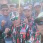 Laskar Merah Putih Rajeg bersama Muspika dan warga hadiri Upacara HUT ke-80 RI di Stadion Mini Rajeg, penuh semangat kebersamaan. (Asmara'65/Metrosiar)