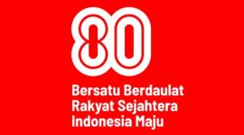 Logo HUT Ke-80 RI 2025. (Foto: Dok. Setneg RI)