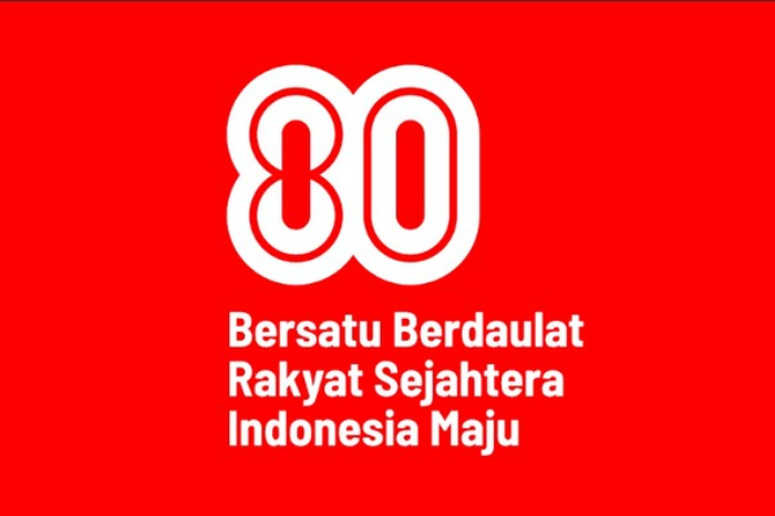 Logo HUT Ke-80 RI 2025. (Foto: Dok. Setneg RI)