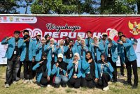 Upacara HUT RI ke-80 di Kecamatan Boja meriah, mahasiswa KKN Alma Ata dan warga bersatu dalam semangat kemerdekaan. (DOK. Istimewa)