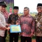 Panen raya di Trimurjo, Lampung Tengah, hasilkan 28.700 ton gabah, Gubernur hingga Jaksa Agung Muda Intelijen hadir dukung petani. (Dok. Pemprov Lampung)