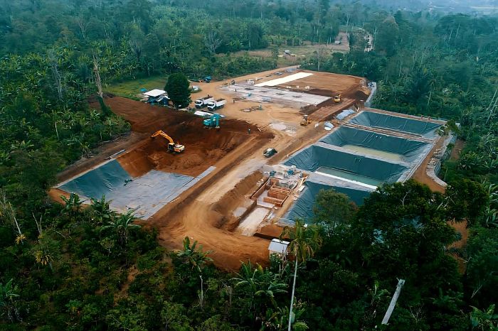 Pembangunan Pembangkit Listrik Tenaga Panas Bumi (PLTP) Ulubelu Gunung Tiga di Lampung dirancang memiliki kapasitas 55 megawatt (MW). (DOK. Pertamina)