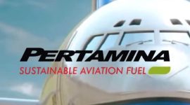 Pertamina melakukan lifting perdana Sustainable Aviation Fuel (SAF) atau avtur ramah lingkungan pada Selasa, 12 Agustus 2025. (Instagram/kilangpertaminainternasional)