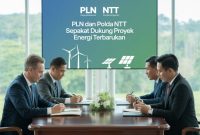 Foto Ilustrasi - PLN dan Polda NTT sepakat mendukung proyek energi terbarukan panas bumi dan surya, dorong NTT jadi lumbung energi nasional. (AI Generated/Metrosiar)