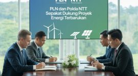 Foto Ilustrasi - PLN dan Polda NTT sepakat mendukung proyek energi terbarukan panas bumi dan surya, dorong NTT jadi lumbung energi nasional. (AI Generated/Metrosiar)