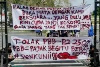 Foto Ilustrasi - PNIB menolak kenaikan PBB dan meminta pemerintah bebaskan pajak bagi rakyat tidak mampu. Gus Wal sebut pajak bukan palak, tapi keringat rakyat. (Istimewa)