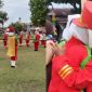Insiden pasukan drumband sekolah di Jambi saat perayaan HUT RI ke-80 viral di media sosial. (Instagram.com/@feedgramindo)