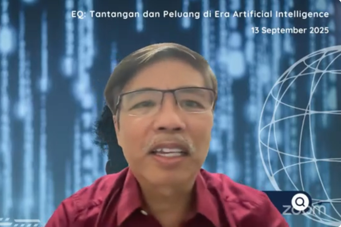 Webinar GNIK Bogor Raya mengupas pentingnya kecerdasan emosional di era AI bersama Dr. Benny Bernadus. (Dok. GNIK Bogor Raya)
