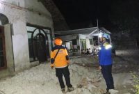 Salah Satu Kondisi Rumah Setelah terjadi Gempa di Banyuwangi, Jawa Timur. (Foto: BNPB)
