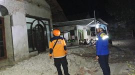 Salah Satu Kondisi Rumah Setelah terjadi Gempa di Banyuwangi, Jawa Timur. (Foto: BNPB)