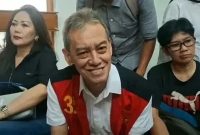 Fariz RM di Pengadilan Negeri Jakarta Selatan.