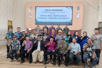 Foto bersama Forkopimcam Kemiri. (Foto Rizky/Metrosiar)