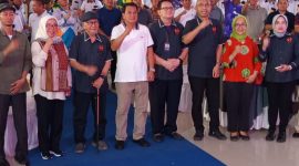 Foto H.Maesyal (Bupati Tangerang) bersama Kadispora, Anggota DRPD, ketum KONI, Camat se-Kabupaten Tangerang 