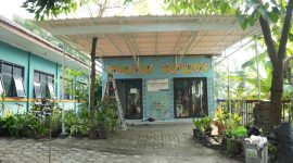 Pemanfaatan solar panel berkapasitas 2.480 watt di SKh Negeri 01 Balaraja, Tangerang. (Dok. PLN)